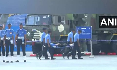 TN: IAF jawan faints during Air Force anniversary event, days after Chennai Air Show deaths