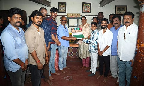 Yathreekan team from the launch ceremony