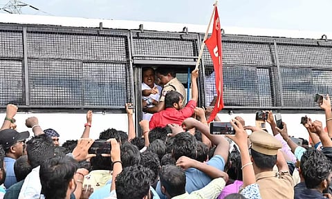 Visuals from the spot (X)