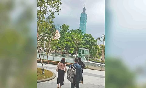 Taipei 101, a 101 story skyscraper in Taiwan