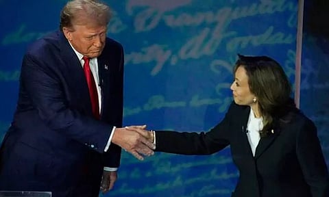 Vice President Kamala Harris and former President Donald Trump (AP)