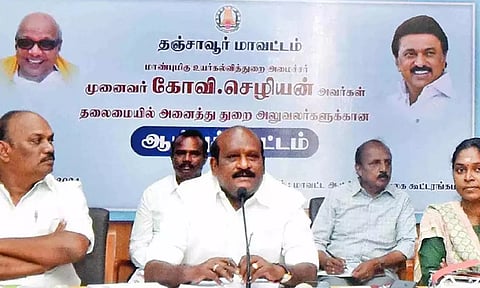 Higher Education Minister Govi Chezhiaan