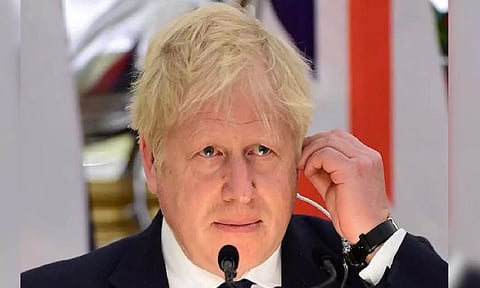 Former British prime minister Boris Johnson