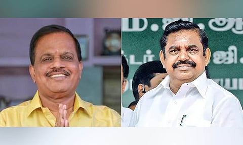MLA Thalavai Sundaram; Edappadi K Palaniswami