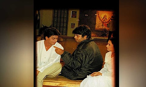 Karan Johar with Shah Rukh Khan, Rani Mukerji (Photo/Instagram/@karanjohar)