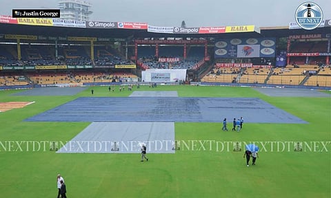 M Chinnaswamy Stadium, Bengaluru (Photo credit: Justin George)