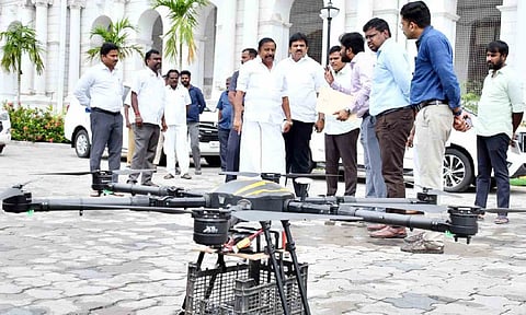 Minister of Municipal Administration KN Nehru, Deputy Mayor M Mahesh Kumar, Commissioner J Kumaragurubaran and other officials were also present at the trial event.