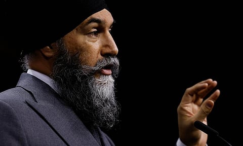 New Democratic Party (NDP) leader Jagmeet Singh