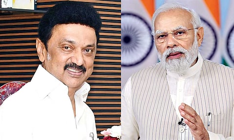Chief Minister M K Stalin; Prime Minister Narendra Modi&nbsp;