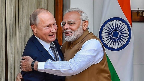 Narendra Modi, Vladimir Putin (PTI)