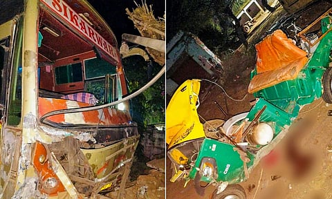 Rajasthan Bus-Tempo Collision (PTI)
