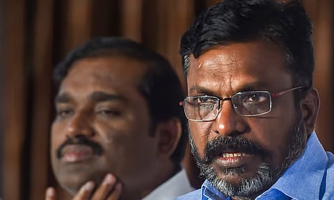 VCK leader Thol Thirumavalavan (PTI)