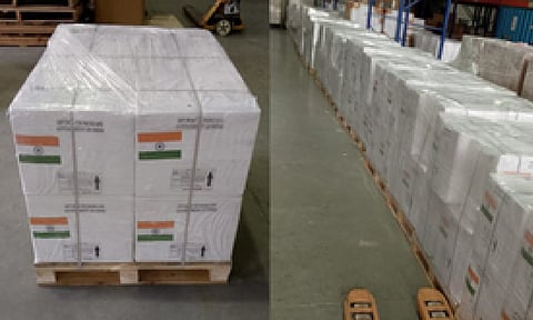 India sends first tranche of 30 tonnes of medical, food supplies to Palestine
