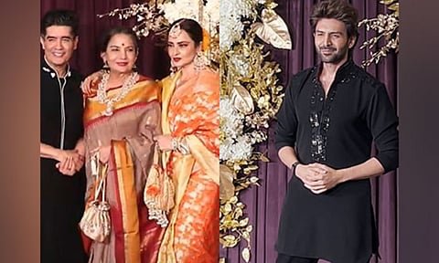 Manish Malhotra, Rekha, Shabana Azmi, Kartik Aaryan(ANI)