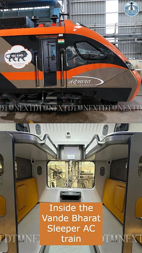 Inside the Vande Bharat Sleeper AC train