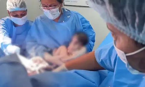 Screengrab from the video