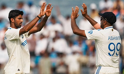 Washington Sundar and Ravichandran Ashwin (PTI)