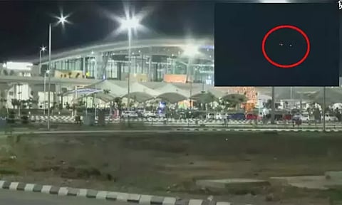 Heavy rain forced two IndiGo flights to hover for more than half an hour at Madurai Airport&nbsp;