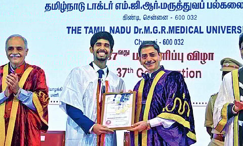 37th Dr MGR Medical University Convocation: 35,793 students conferred degrees, medals