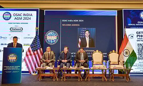 Dr. Palanivel Thiaga Rajan hosts the Overseas Security Advisory Council (OSAC) India annual general meeting in Chennai (X)