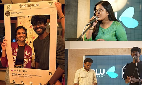 L TO R: Shyamala and Arun, From their previous editions