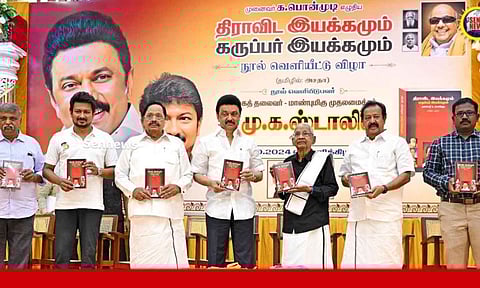 At the release of the book "Dravida Iyakkamum, Karuppar Iyakkamum