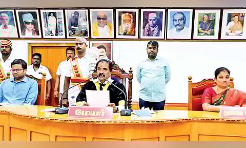 The Tiruchy Corporation council meeting on Friday