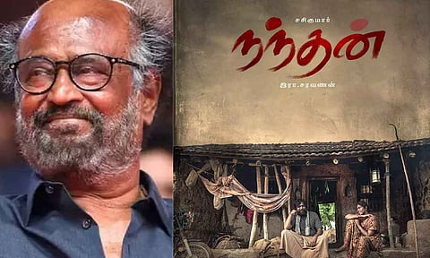 Rajinikanth, Nandhan poster&nbsp;