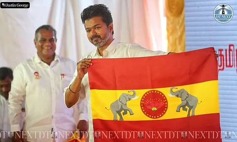 TVK president Vijay&nbsp;