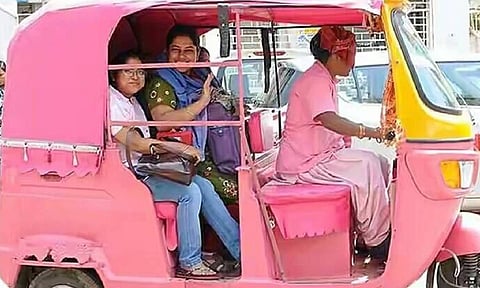 A pink auto service in Mumbai (file)