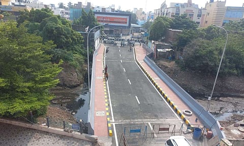 Newly constructed bridge at Jeevan Nagar in Alandur&nbsp;