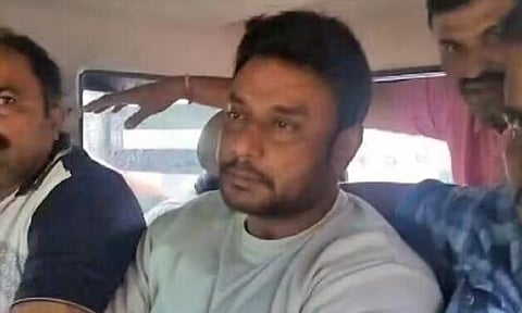 Actor Darshan Thoogudeepa (PTI)