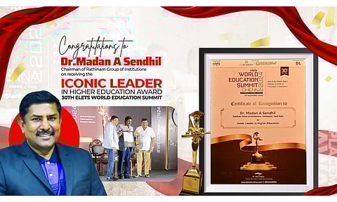 Rathinam Group of Institutions shines at the 30th Elets World Education Summit