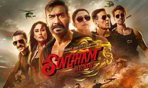 'Singham Again' film poster (IANS)