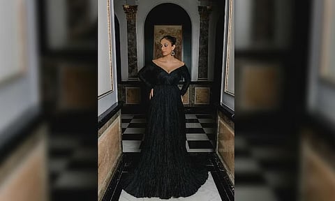 Tabu in Dune Prophecy New York premiere. (Photo: Instagram-@tabutiful)