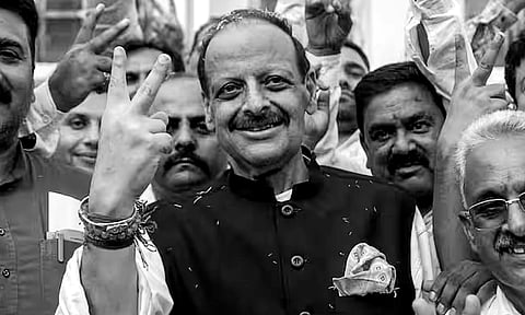 Senior BJP leader and Nagrota MLA Devender Singh Rana (PTI)&nbsp;