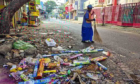 Chennai police book 347 cases against violations on Deepavali