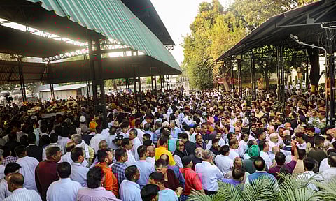 BJP MLA Devender Singh Rana Funeral (PTI)