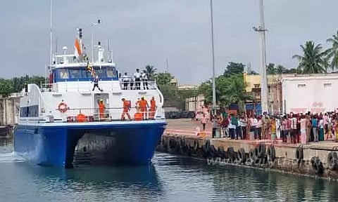 Ferry service between Nagapattinam and Sri Lanka&nbsp;