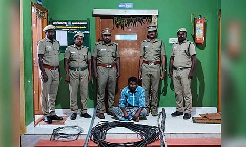 Erode farmer arrested for setting up electric fence that killed makhna elephant
