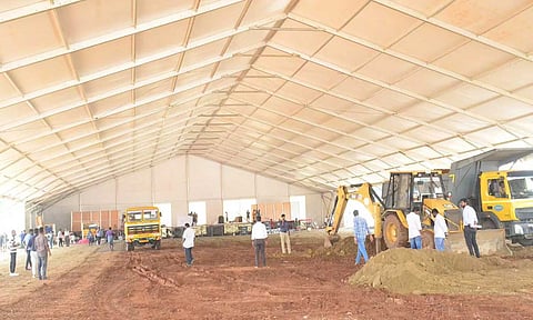 Works under way at Coimbatore ahead of CM Stalin's visit (Maalaimalar)
