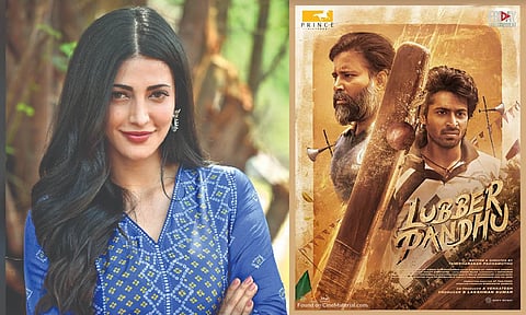 &nbsp;Shruti Haasan; Lubber Pandhu poster