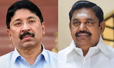 Dayanidhi Maran; Edappadi K Palaniswami&nbsp;