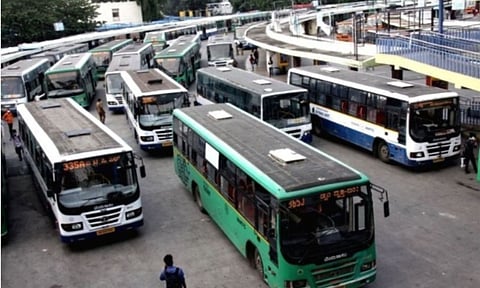 Image of BMTC buses