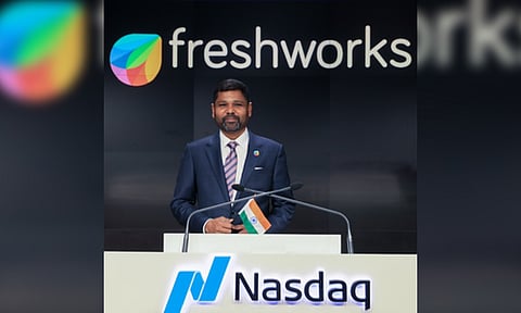 Girish Mathrubootham, the founder of Freshworks