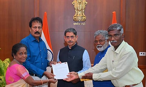 Puthiya Tamilagam chief K Krishnasamy urges Guv to scrap Arunthathiyar sub-quota