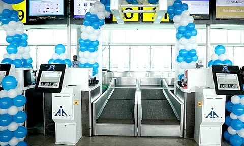 Chennai airport gets 8 more self-baggage drop kiosks&nbsp;
