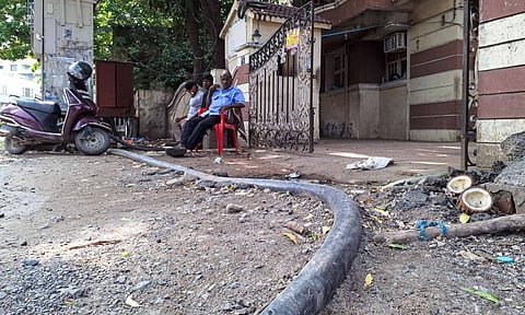 Incomplete electricity pipeline work (Hemanathan M)