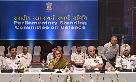 A meeting of the Parliamentary Standing Committee on Defence was held in Chennai (ANI)&nbsp;