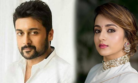 Suriya, Trisha come together for the fourth time for RJ Balaji's Suriya 45

